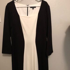 I M NYC Isaac Mizrahi - Black and White Dress